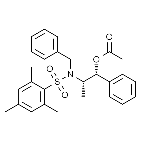 乙酸(1R,2S)-2-[N-苄基-N-(三甲苯基磺酰)氨基]-1-苯基丙酯[交叉醇醛反应用试剂]