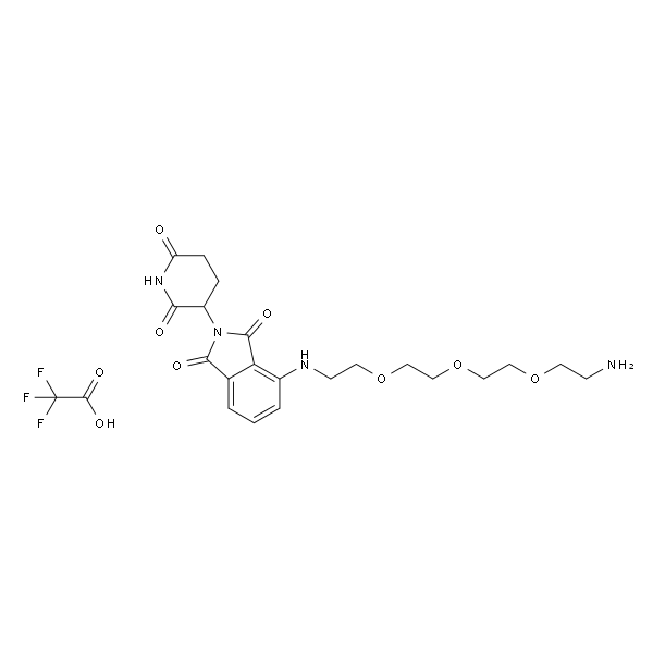 Pomalidomide-PEG3-C2-NH2(TFA)