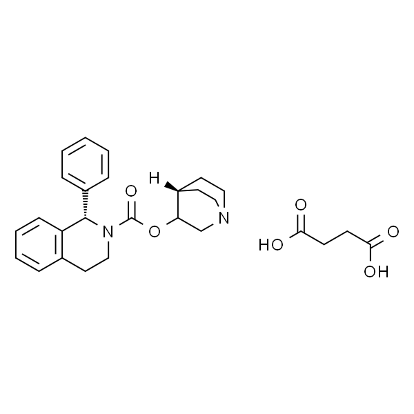 (S)-(R)- 奎宁环-3-基1-苯基-3,4-二氢异喹啉-2(1H)-羧酸酯琥珀酸盐