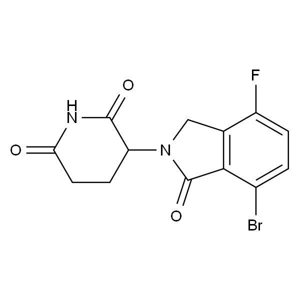 3-(7-溴-4-氟-1-氧异喹啉-2-基)哌啶-2,6-二酮