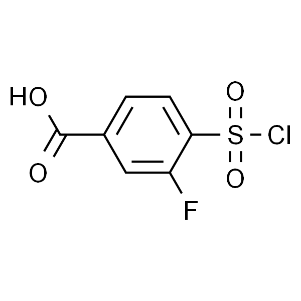 4-(氯磺酰基)-3-氟苯甲酸