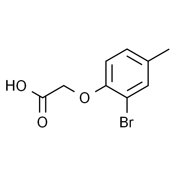 2-(2-溴-4-甲基苯氧基)乙酸