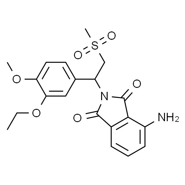 4-氨基-2-[1-(3-乙氧基-4-甲氧基苯基)-2-(甲磺酰基)乙基]-1H-异吲哚-1,3(2H)-二酮