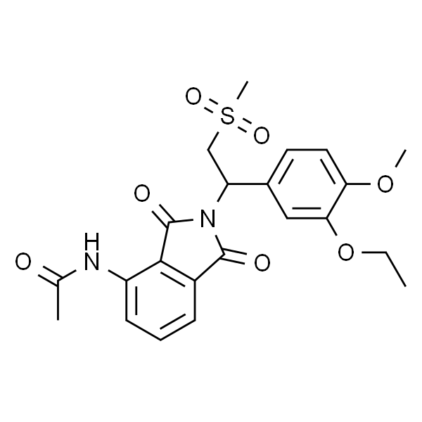 N-(2-(1-(3-ethoxy-4-methoxyphenyl)-2-(methylsulfonyl)ethyl)-1,3-dioxoisoindolin-4-yl)acetamide