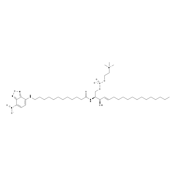 N-[12-[(7-nitro-2-1,3-benzoxadiazol-4-yl)amino]dodecanoyl]-sphingosine-1-phosphocholine