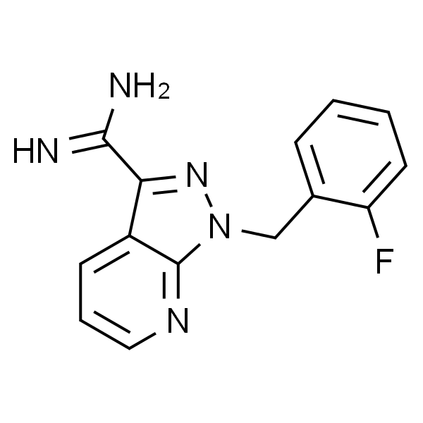 1H-Pyrazolo[3,4-b]pyridine-3-carboximidamide, 1-[(2-fluorophenyl)methyl]-