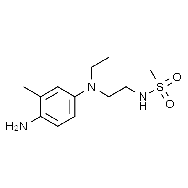 4-氨基-N-乙基-N-(beta-甲磺酰胺乙基)间甲苯胺硫酸盐(2:3)