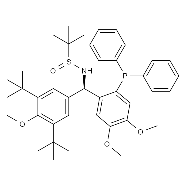 [S(R)]-N-[(R)-[3,5-双叔丁基-4-甲氧基苯基][2-(二苯基膦)-4,5二甲氧基苯基]-2-叔丁基亚磺酰胺