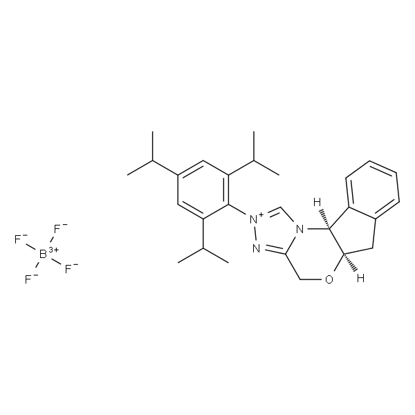 (5aR,10bS)-2-(2,4,6-三异丙基苯基)-4,5a,6,10b-四氢茚并[2,1-b][1,2,4]三唑并[4,3-d][1,4]噁嗪-2-四氟硼酸盐