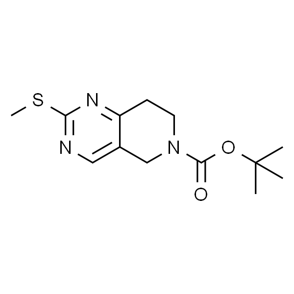2-(甲硫基)-7,8-叔丁酯二氢吡啶并[4,3-d]嘧啶-6(5H)-羧酸