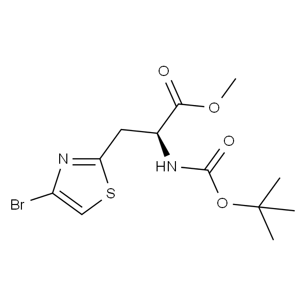 (S)-3-(4-溴噻唑-2-基)-2-(叔丁氧羰基)氨基)丙酸甲酯