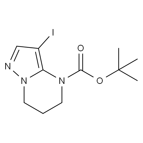 叔丁基3-碘-6,7-二氢吡唑[1,5-a]嘧啶-4(5H)-羧酸盐