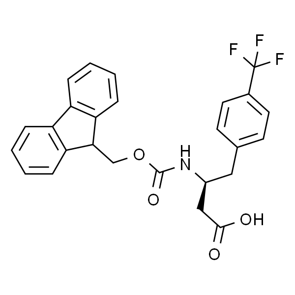(S)-3-((((9H-芴-9-基)甲氧基)羰基)氨基)-4-(4-(三氟甲基)苯基)丁酸