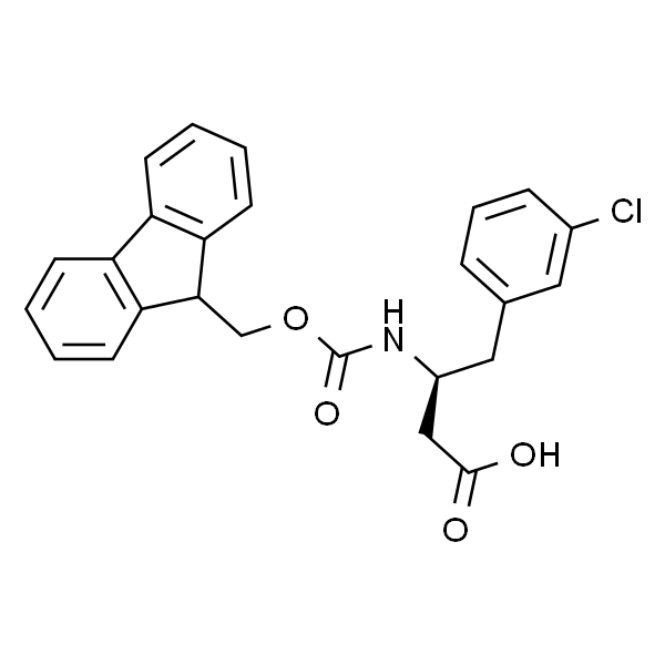 Fmoc-(S)-3-氨基-4-(3-氯苯基)-丁酸