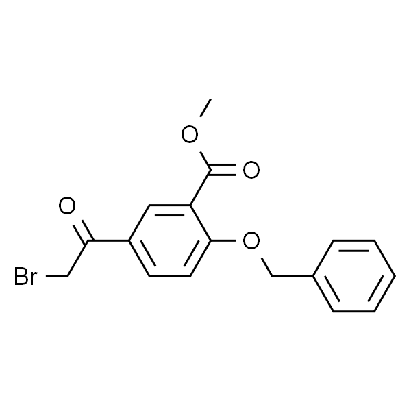 5-BROMOACETYL-2-BENSYLOXYBENZOIC ACID METHYL ESTER