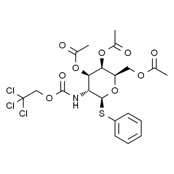 苯基3,4,6-三-O-乙酰基-2-脱氧-1-硫代-2-(2,2,2-三氯乙氧基甲酰氨基)-Β-D-吡喃半乳糖苷
