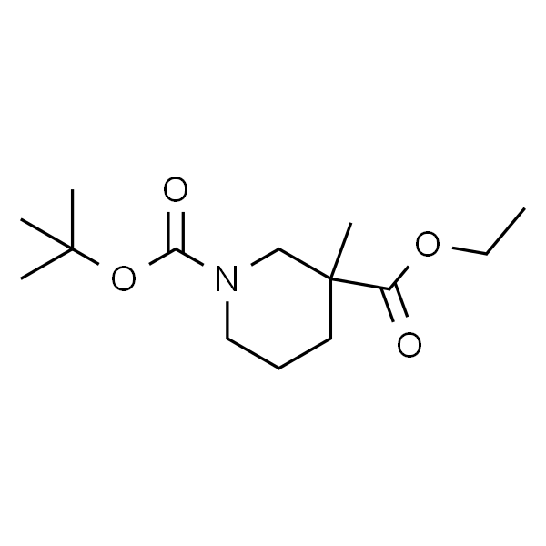 1-Boc-3-甲基哌啶-3-甲酸乙酯
