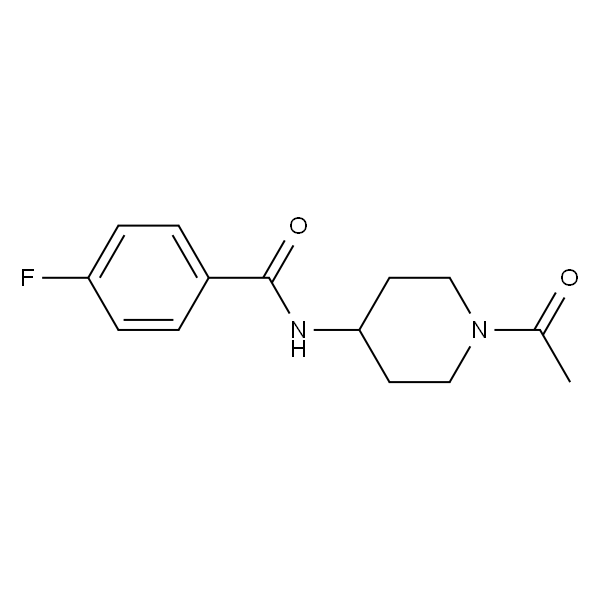 N-(1-乙酰基哌啶-4-基)-4-氟苯甲酰胺