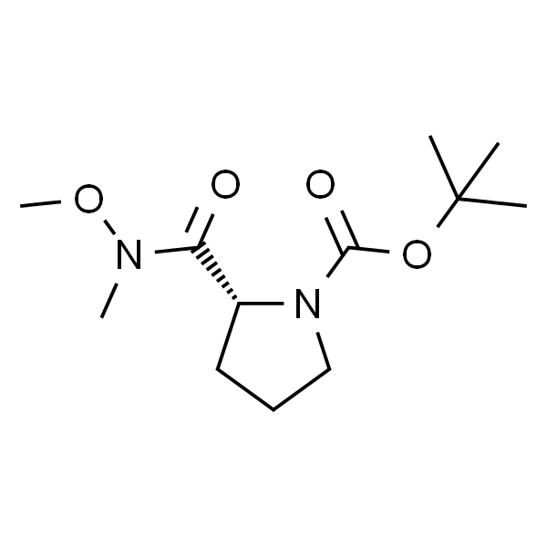 (R)-2-(N-甲氧基-N-甲基甲酰)吡咯烷-1-羧酸叔丁酯