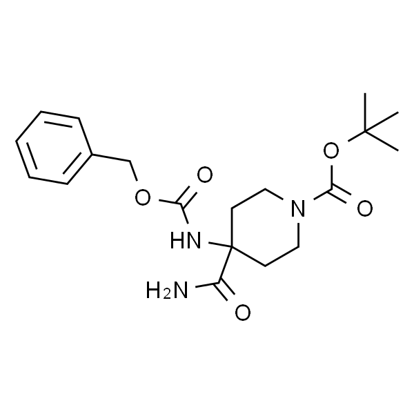 4-苄氧羰基胺-4-甲酰胺哌啶-1-羧酸叔丁酯
