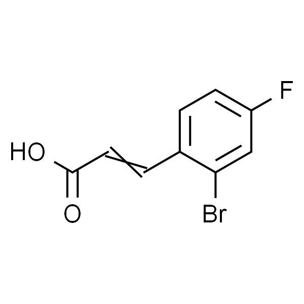 2-溴-4-氟肉桂酸