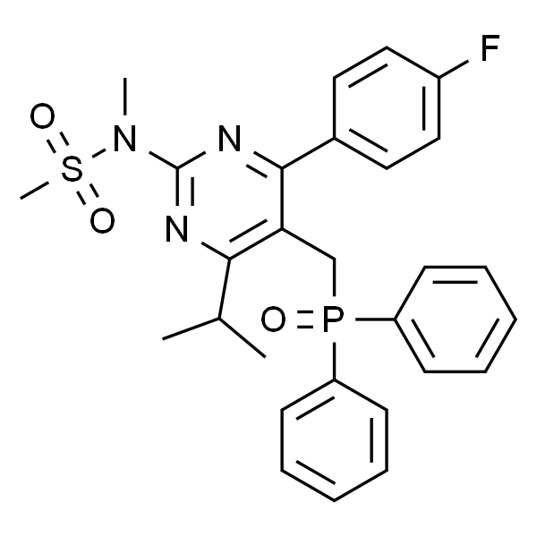N-[5-(二苯基膦酰甲基)-4-(4-氟苯基)-6-异丙基嘧啶-2-基]-N-甲基甲磺酰胺