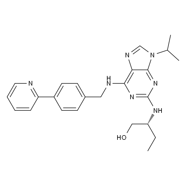 (2R)-2-[[9-异丙基-6-[[[4-(2-吡啶基)苯基]甲基]氨基]-9H-嘌呤-2-基]氨基]-1-丁醇