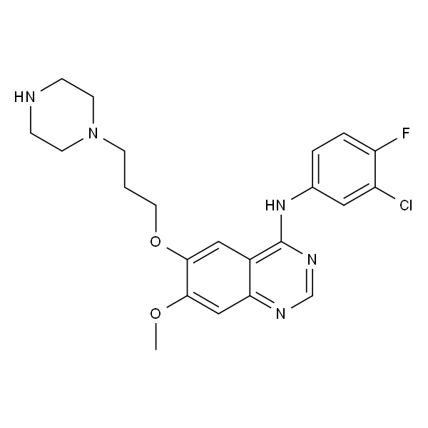 N-(3-氯-4-氟苯基)-7-甲氧基-6-(3-(哌嗪-1-基)丙氧基)喹唑啉-4-胺