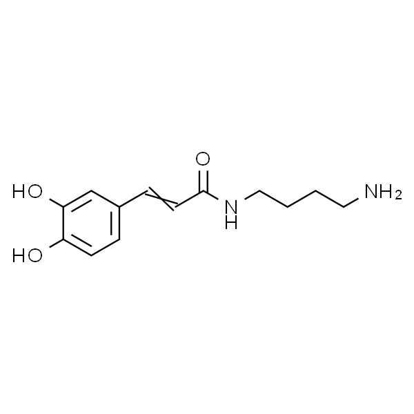 N-(4-Aminobutyl)-3-(3,4-dihydroxyphenyl)propenamide