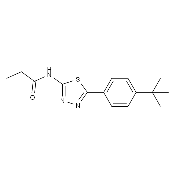 N-(5-(4-(叔丁基)苯基)-1,3,4-噻二唑-2-基)丙酰胺