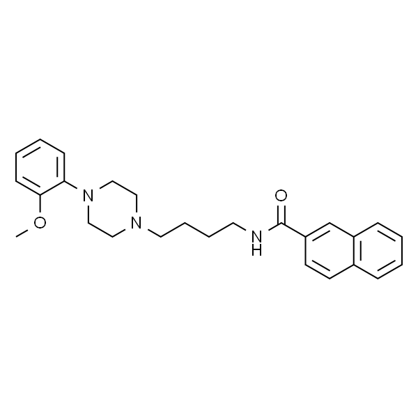 N-(4-(4-(2-甲氧基苯基)哌嗪-1-基)丁基)-2-萘甲酰胺盐酸盐