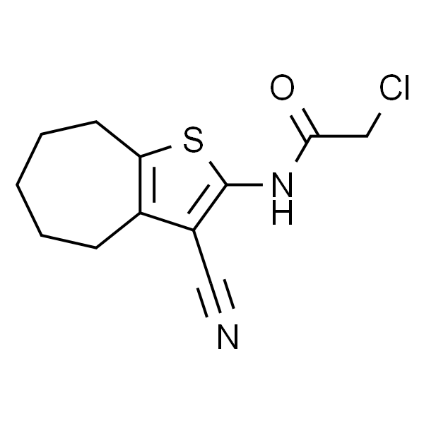 2-氯-N-(3-氰基-5,6,7,8-四氢-4H-环庚[b]噻吩-2-基)乙酰胺
