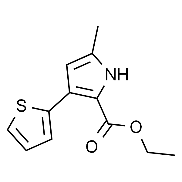 5-甲基-3-(噻吩-2-基)-1H-吡咯-2-羧酸乙酯