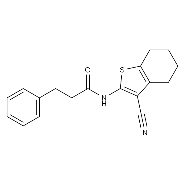 N-(3-氰基-4,5,6,7-四氢-2-苯并噻吩基)-3-苯基丙酰胺