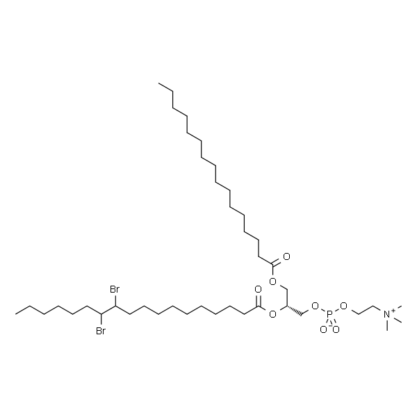 1-palmitoyl-2-(11,12-dibromo)stearoyl-sn-glycero-3-phosphocholine