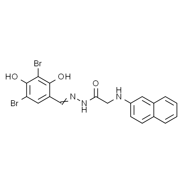 N-2-Naphthalenyl-glycine 2-[(3,5-Dibromo-2,4-dihydroxyphenyl)methylene]hydrazide