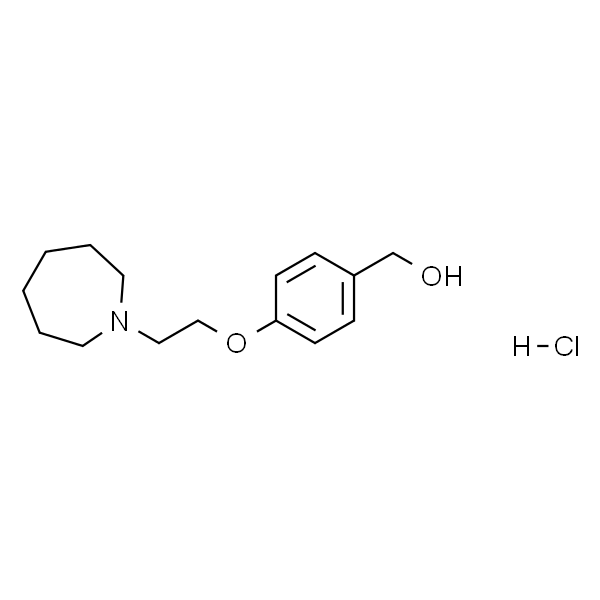 Benzenemethanol, 4-[2-(hexahydro-1H-azepin-1-yl)ethoxy]- (hydrochloride)