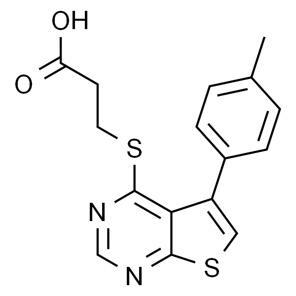 3-((5-(对甲苯基)噻吩并[2,3-d]嘧啶-4-基)硫)丙酸