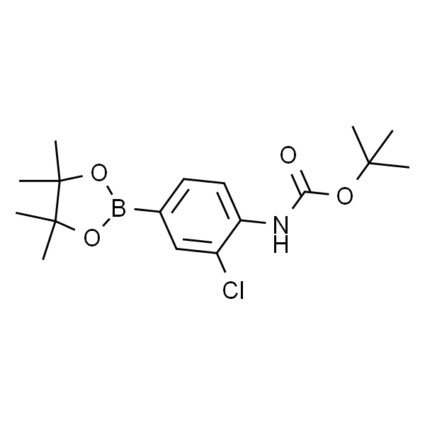 (2-氯-4-(4,4,5,5-四甲基-1,3,2-二氧硼杂环戊烷-2-基)苯基)氨基甲酸叔丁酯