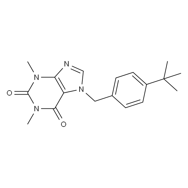 7-(4-TERT-BUTYLBENZYL)-1,3-DIMETHYL-3,7-DIHYDRO-1H-PURINE-2,6-DIONE