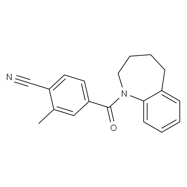 2-甲基-4-(2,3,4,5-四氢-1H-苯并[b]氮杂-1-羰基)苄腈