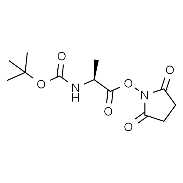 叔丁氧羰基-L-丙氨酸N-丁二酰亚胺酯