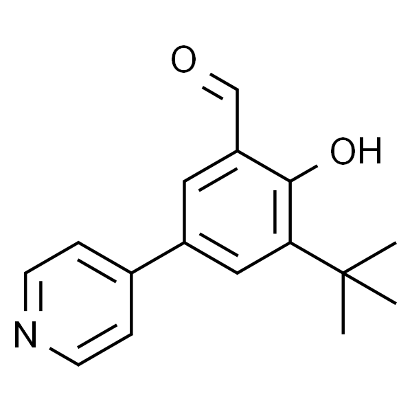 3-(叔丁基)-2-羟基-5-(吡啶-4-基)苯甲醛