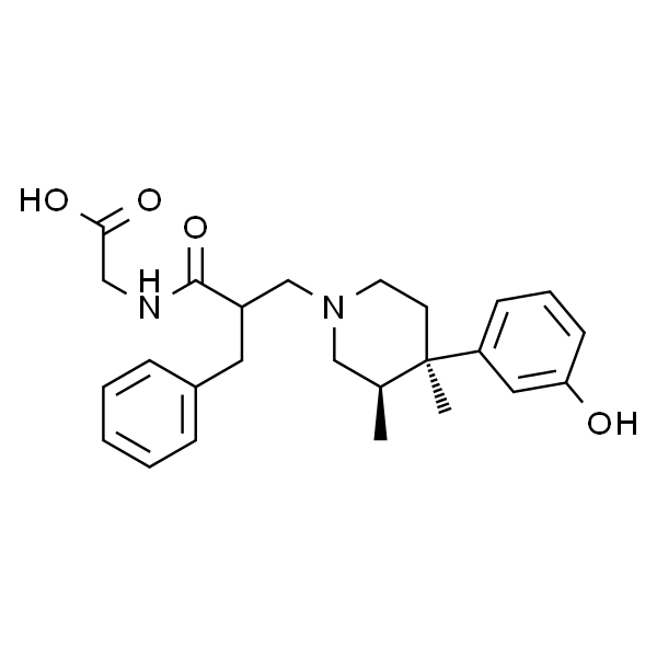 Glycine, N-[2-[[(3R,4R)-4-(3-hydroxyphenyl)-3,4-dimethyl-1-piperidinyl]methyl]-1-oxo-3-phenylpropyl]-, rel- (9CI)