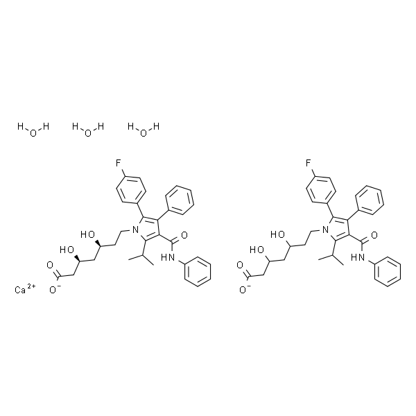 (3R,5R)-7-(2-(4-氟苯基)-5-异丙基-3-苯基-4-(苯基氨基甲酰基)-1H-吡咯-1-基)-3,5-二羟基庚酸钙三水合物