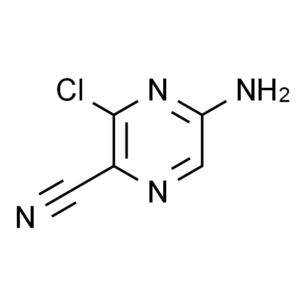 5-氨基-3-氯吡嗪-2-腈