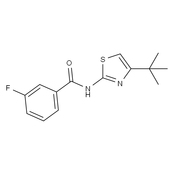 N-(4-(叔丁基)噻唑-2-基)-3-氟苯甲酰胺