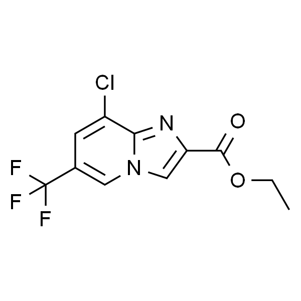 6-三氟甲基-8-氯咪唑并[1,2-a]吡啶-2-甲酸乙酯