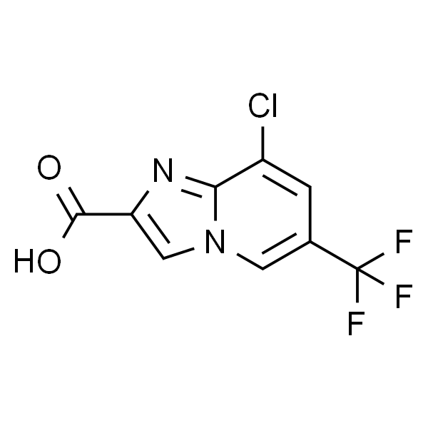 8-Chloro-6-(trifluoromethyl)imidazo-[1,2-a]pyridine-2-carboxylic acid