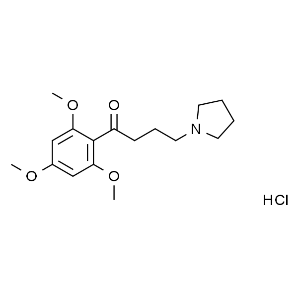 4-(1-吡咯烷基)-1-(2,4,6-三甲氧基苯基)-1-丁酮盐酸盐